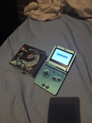 Game Boy Advance SP Custom Rayquaza