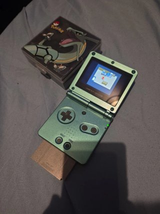 Game Boy Advance SP Custom Rayquaza