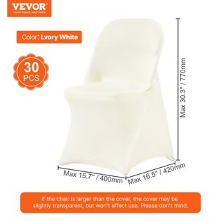 Cubiertas de Silla Plegables de Spandex Elástico, Cubierta de Silla Universal Ajustada, Fundas Protectores Removibles y Lavables, para Bodas, Vacaciones, Banquetes, Fiestas, Celebraciones, Comedor...