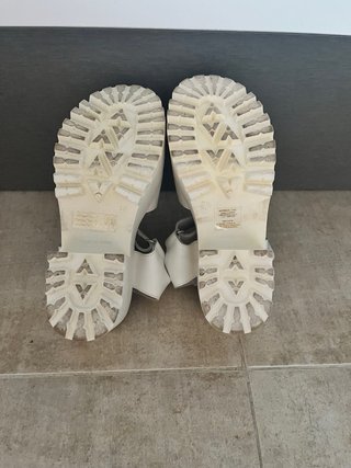 Sandalias plataforma blancas