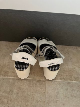 Sandalias plataforma blancas