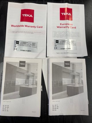 Estufa vitrocerámica Teka 4 fuegos