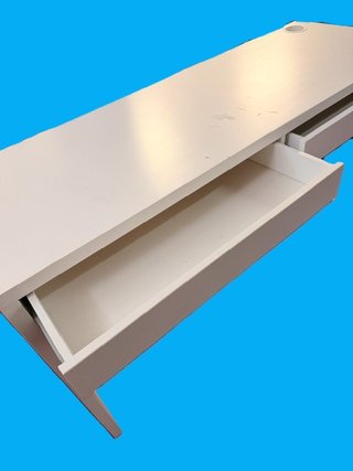 Escritorio IKEA MICKE Blanco+silla de REGALO