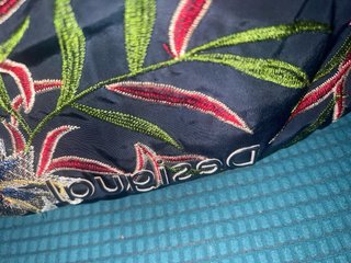 Bolso Desigual floral azul multicolor