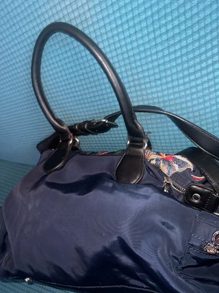 Bolso Desigual floral azul multicolor