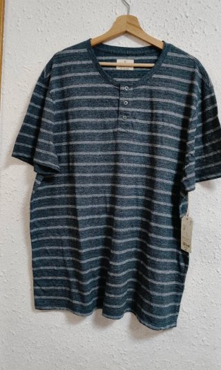 Camiseta de algodón gris Tallas grandes 48/50
