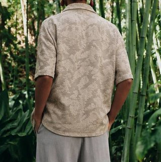 Camisa crochet texturizada
