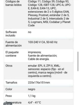 Impresora Térmica Zebra ZD220