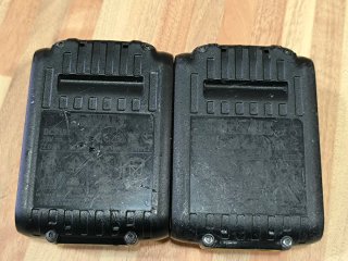 2 Baterías DeWALT 18V 2Ah
