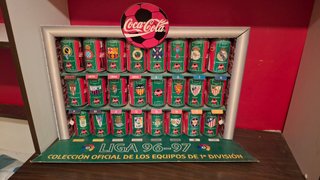 Latas Coca-Cola Liga 96-97 Colección Completa