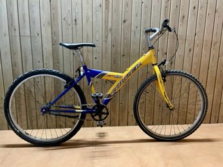 Bicicleta Coluer 26 puladas Amarilla y Azul