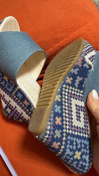 Sabot in jeans azzurri