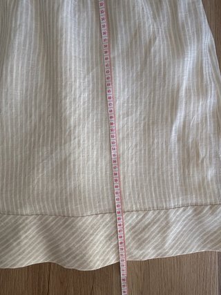 Vestido Tintoretto Beige Rayas