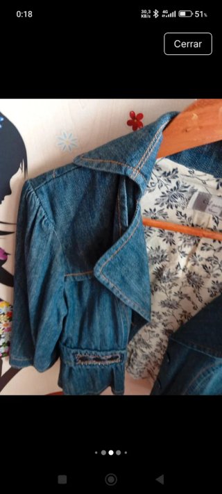 Giubbotto da donna in denim 48