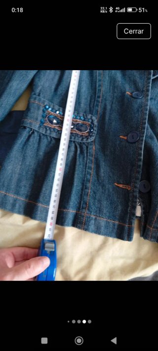 Giubbotto da donna in denim 48