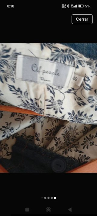 Giubbotto da donna in denim 48
