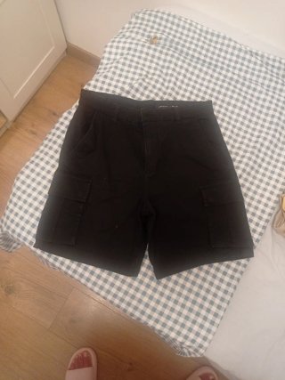 Pantalones cargo negros