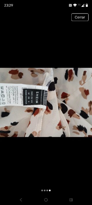 Vestido estampado halter