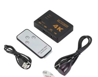 Conmutador HDMI 3x1 4K Ultra HD