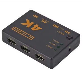 Conmutador HDMI 3x1 4K Ultra HD