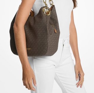 Bolso Michael Kors Marrón y Dorado