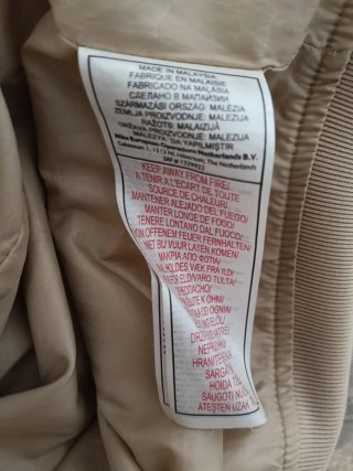 Chaqueta Harrington Nike Beige Hombre