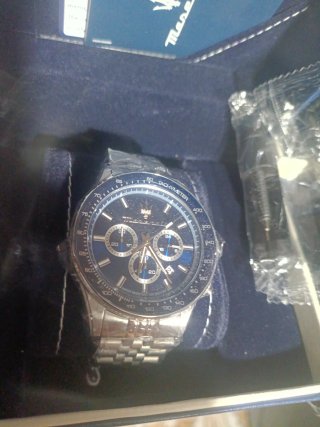 Reloj Maserati Nuevo Azul/Plateado