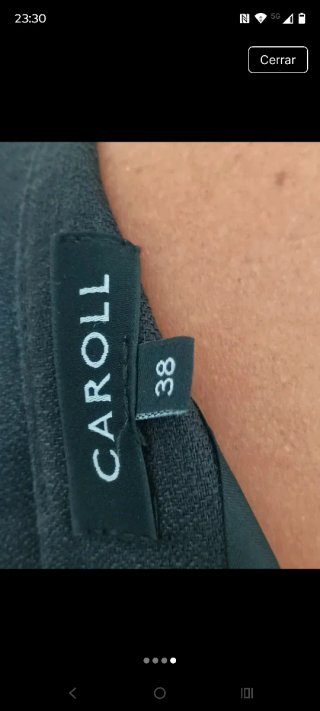 Vestido negro sin mangas
