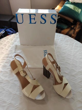 Sandalias Tacón Plataforma Guess Talla 39