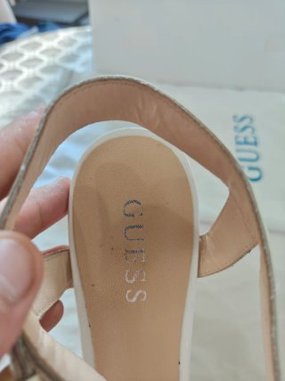 Sandalias Tacón Plataforma Guess Talla 39