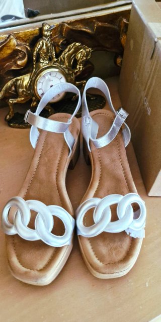 Sandalias Buonarotti Plataforma Tacon Talla 38
