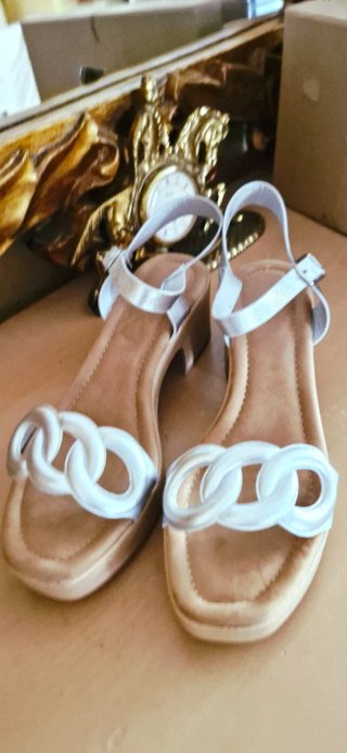 Sandalias Buonarotti Plataforma Tacon Talla 38