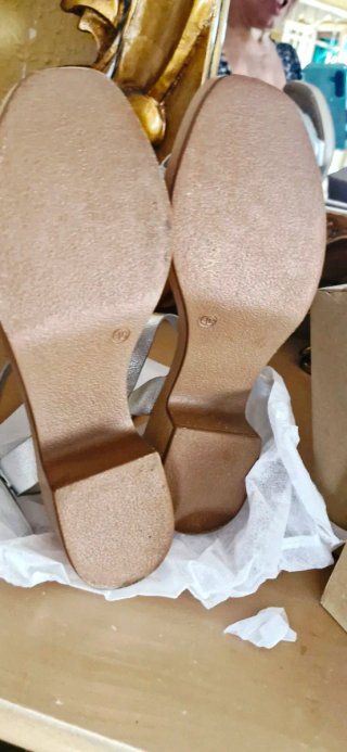 Sandalias Buonarotti Plataforma Tacon Talla 38