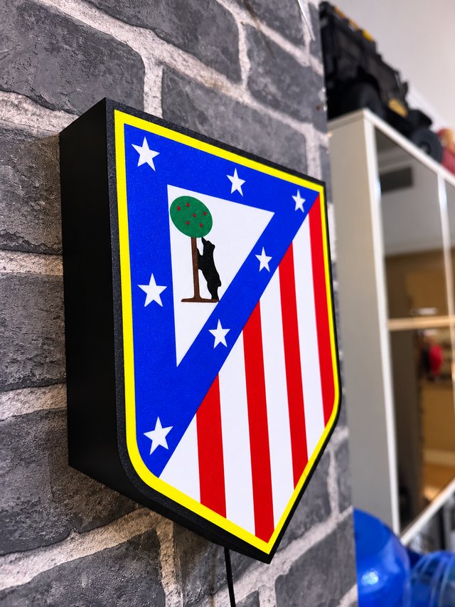 Lampara LED Atletico del Madrid