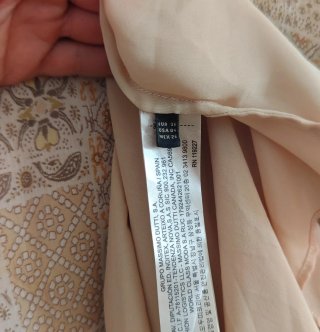 Vestido Massimo Dutti estampado fluido talla única
