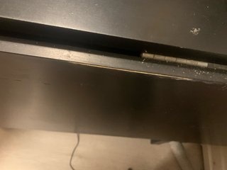 Mesa plegable Ikea madera negra