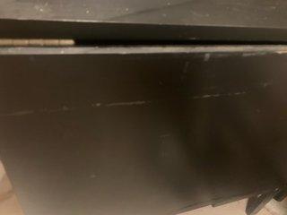 Mesa plegable Ikea madera negra