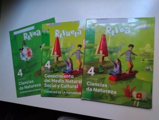 Lote Libros texto 4° primaria (Colegio CEIP Fogar)