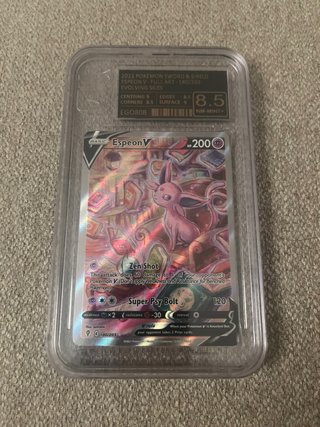 Espeon V Full Art 180/203 NM-MINT+ 8.5