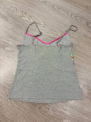 Camiseta tirantes M rayas y lazos Roxy