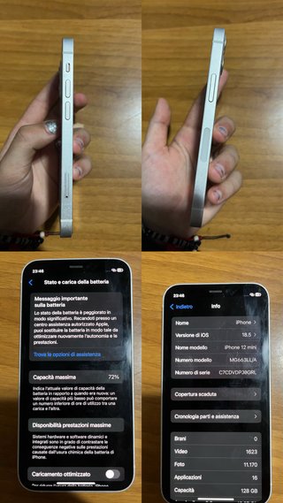 iPhone 12 Mini Bianco 128GB