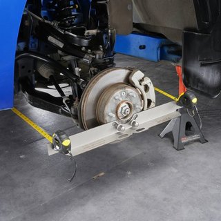 Herramienta de Alineación de Ruedas, Paquete de 2 Placas de Alineación de Toe, Placa de Herramienta de Alineación de Ruedas de Acero Inoxidable, Medición Precisa del Ángulo de Toe, Incluye 2 Cinta...