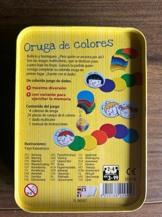 Juego Haba Oruga de Colores