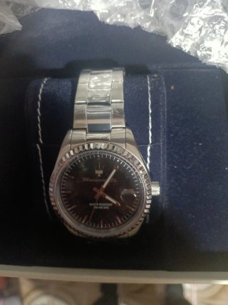 Reloj Maserati Negro/Plateado Nuevo