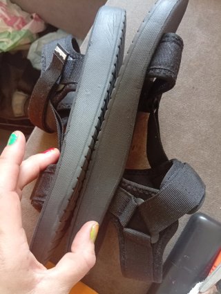 Sandalias negras para mujer