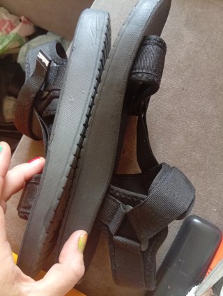 Sandalias negras para mujer