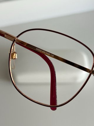 Gafas Marc Jacobs Montura Dorada y Roja