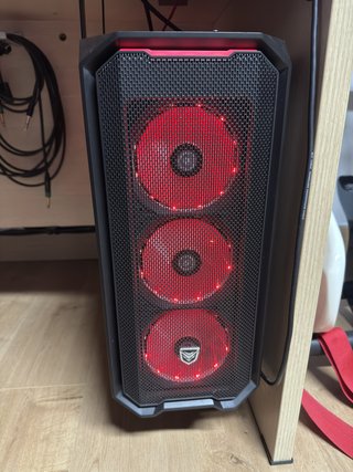 PC Gaming/Workstation Nfortec Negro/Rojo