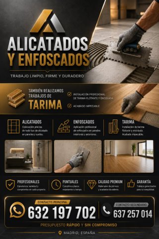 Profesional con experiencia en alicatado