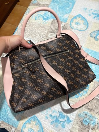 Bolso Guess Marrón y Rosa Nuevo
